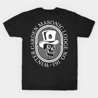 Winter Garden Masonic Lodge Top Hat T-Shirt